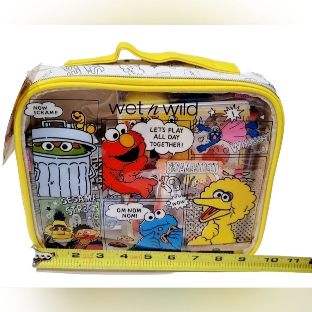 NWT Sesame Street + Wet N' Wild Limited Edition Makeup and Makeup Bag Lot - Picture 14 of 14
